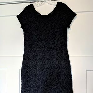 Ann Taylor Loft Black Lace Dress